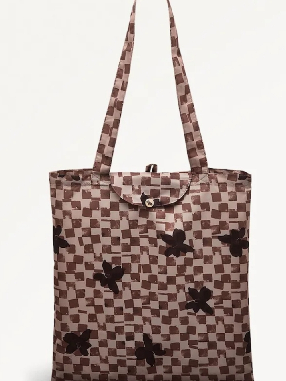 Radley London Check Responsibly Foldaway Tote Bag